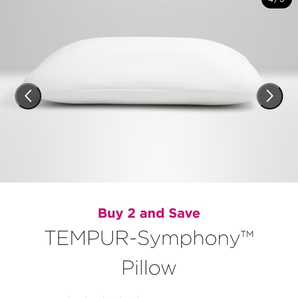SET OF 2 Tempur-Pedic Symphony Pillows - Picture 11 of 16